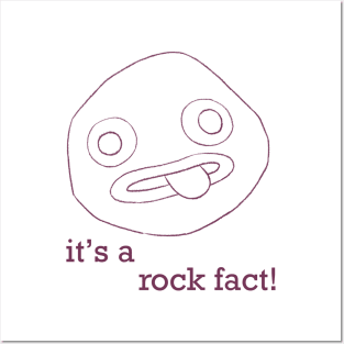 rock fact! Posters and Art